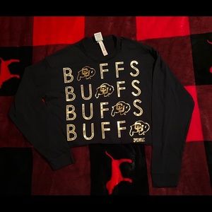 VS Pink crop top buffs shirt